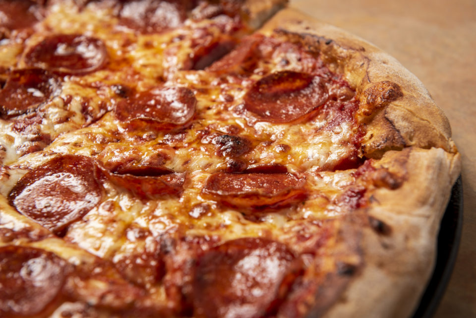 Pepperoni Pizza closeup