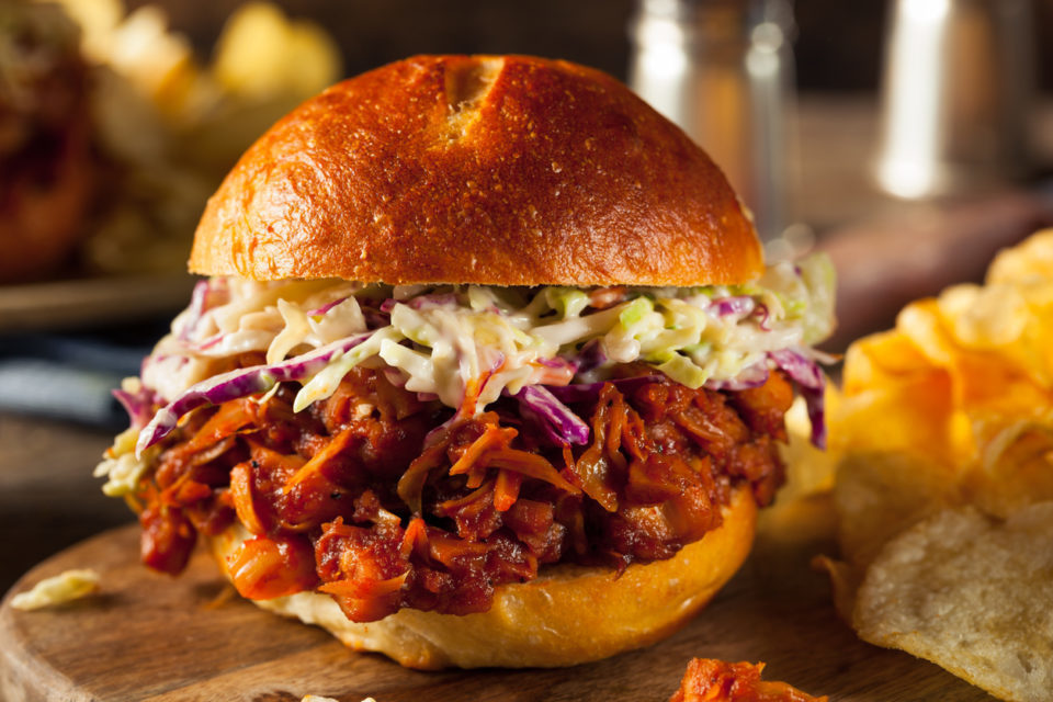 pulled pork sandwich